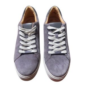 J Slides Suede Platform Sneakers